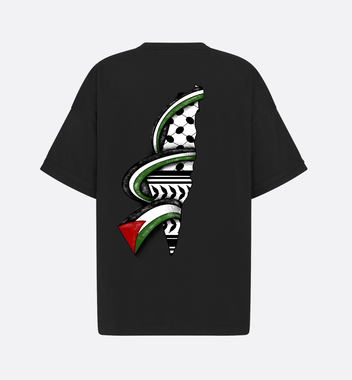 Palestine Oversized Shirt